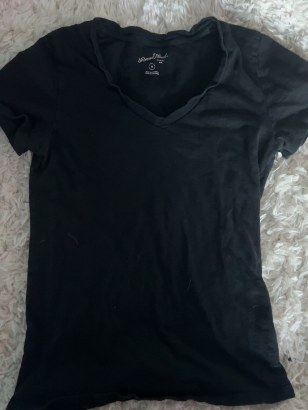 Alternative Apparel Black V-Neck Short Sleeve Tee